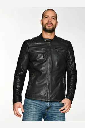 Top Gun Leren jas TG20193086