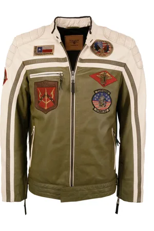 Top Gun Leren jas TGJ1005