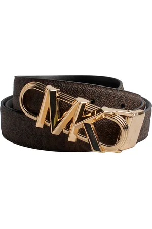 Michael Kors Omkeerbare dunne leren riem 558863 voor dames