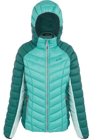 Regatta Dames/Dames Dalent Gewatteerd Hooded Jacket (Regenwoud/Stoffig groen)