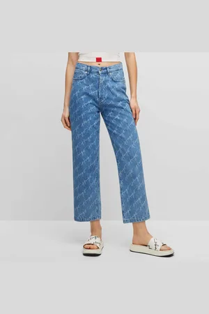 HUGO BOSS Dames 933 Regular-Fit Jeans in