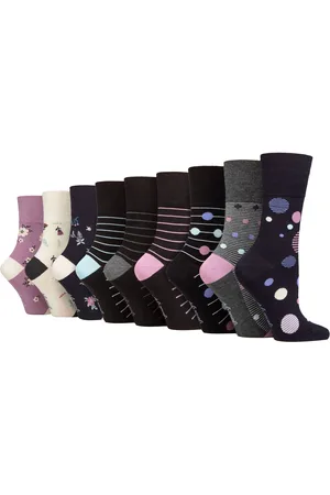 Gentle Grip Dames 9 Pak Bamboe Sokken - SOLRM423738