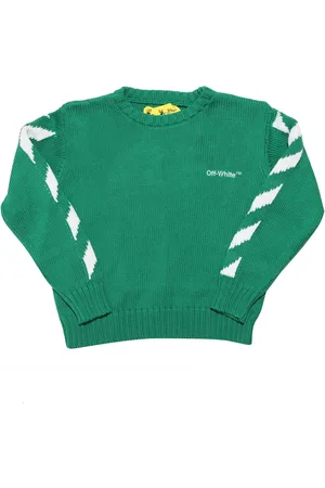 OFF-WHITE Jongens Off White Juniors Helvetica Sweatshirt in Wit