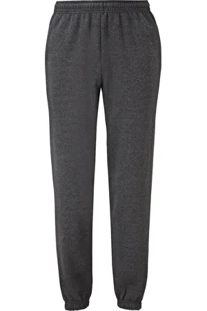 Fruit Of The Loom Fruit Of Loom Heren Klassieke 80/20 Elastische Joggingbroek (Donker Heather Grijs)