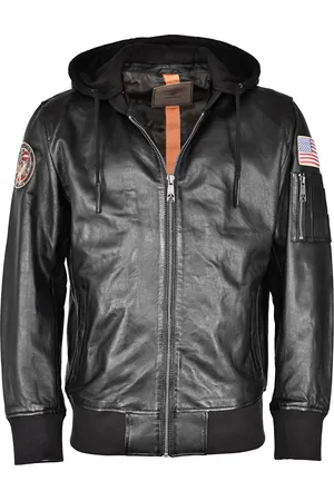 Top Gun Leren jas TG20212111