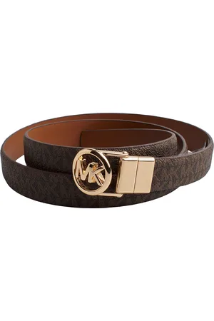 Michael Kors Omkeerbare dunne leren riem 559063T voor dames