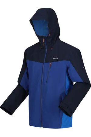 Regatta Heren Birchdale II Waterdichte Jas (Marine/Olympisch Blauw)