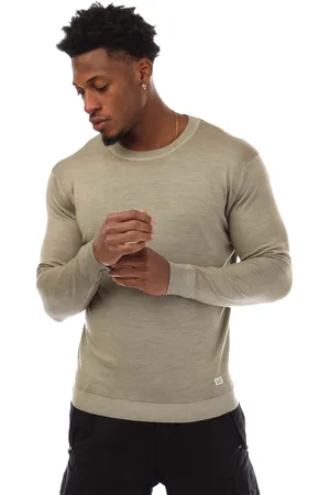C.P. Company Heren Trui van Extra Fijn Merino Wol in