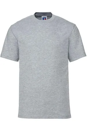 Russell Athletic Russell Unisex Super Ringspun Katoen Klassiek T-Shirt voor Volwassenen (Licht Oxford)