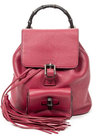 Gucci Small Bamboo Tassel Backpack Schoudertas