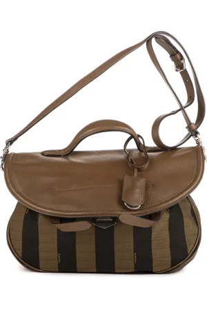 Fendi Flap Messenger Top Handle Schoudertas