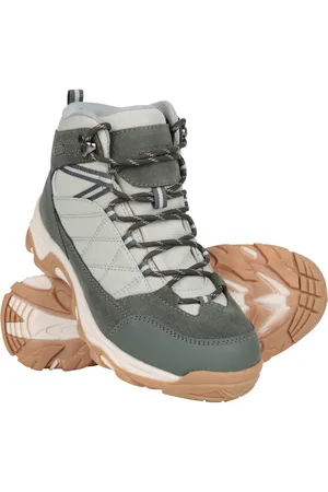 Mountain Warehouse Dames/Dames Rapid Suède Waterdichte Wandelschoenen (Licht Khaki)