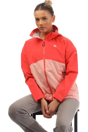 Dare 2B Damesjas Trail Ademend Waterdicht in Peach
