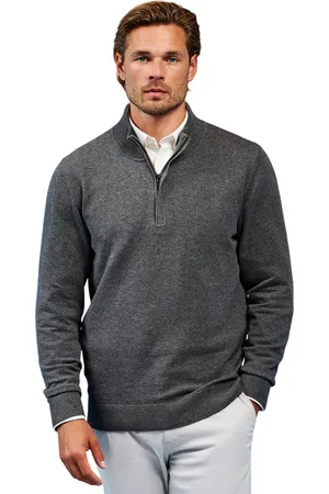Asquith Heren Katoenen Blend Sweatshirt met ritssluiting