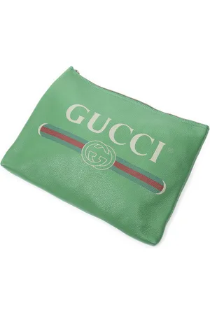 Gucci Medium Logo Portfolio Clutch Handtas