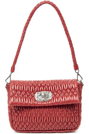Miu Miu Crystal Flap Clutch Schoudertas