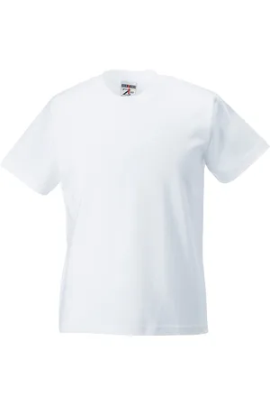 Russell Athletic Russell Collection Klassiek T-shirt in Ringspun Katoen voor Kinderen/Kinderen