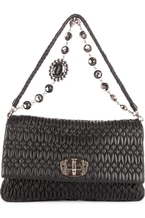 Miu Miu Crystal Flap Twist Schoudertas