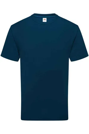 Fruit Of The Loom Katoenen uniseks T-shirt voor volwassenen (Blauw in de bergen)