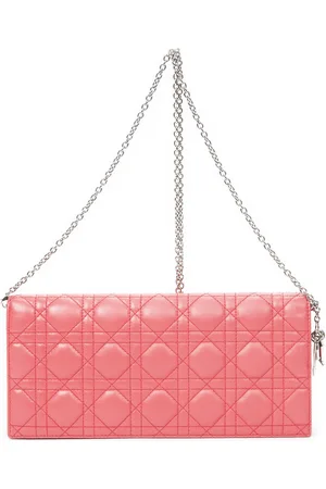 Dior Cannage Chain Clutch Schoudertas
