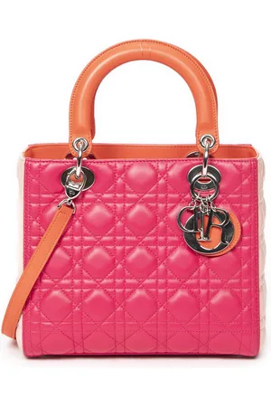 Dior Medium Tricolor Lady Dior Zip Schoudertas