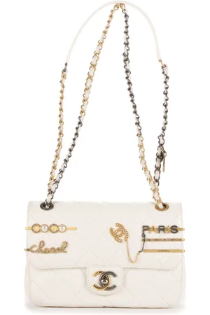 CHANEL Coco Clips Rhinestones Single Flap Schoudertas