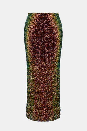 No Matter What Apparel Hoge Taille Midi Rok met Plooien