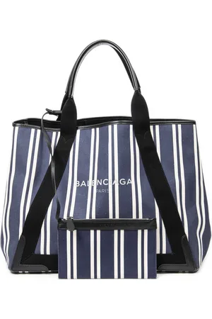 Balenciaga Large Navy Cabas Schoudertas