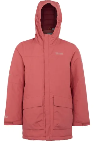 Regatta Farbank Ski jas voor kinderen (Mineraalrood/Rumba-rood)