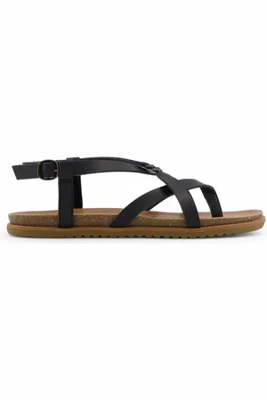 Blowfish Dames Zwarte Strappy Buckle Sandalen - Macarah B