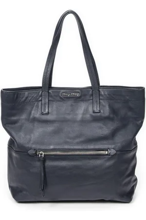 Miu Miu Front Zip Shopper Schoudertas