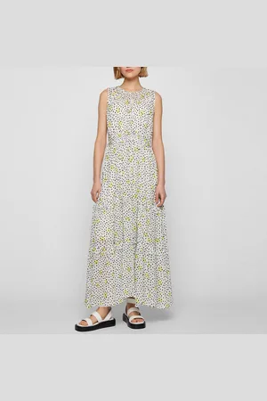 HUGO BOSS Dames Dabeala Dress in Multi kleur
