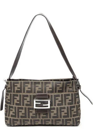 Fendi Front Slip Pocket Hobo Schoudertas