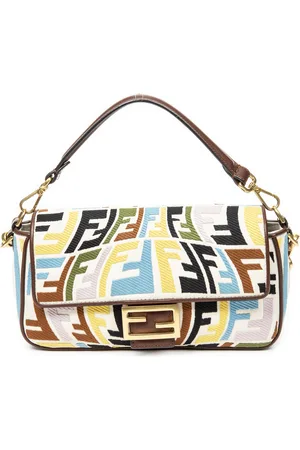 Fendi Multicolor Baguette Schoudertas