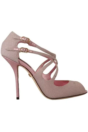 Dolce & Gabbana Sandalen Met Glitters En Bandjes