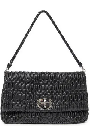 Miu Miu Medium Crystal Flap Clutch Schoudertas