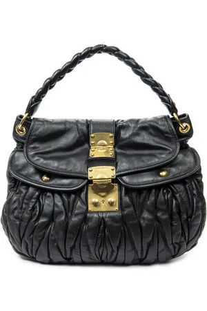 Miu Miu Coffer Double Pocket Hobo Schoudertas