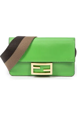 Fendi Mini Flat Baguette Schoudertas