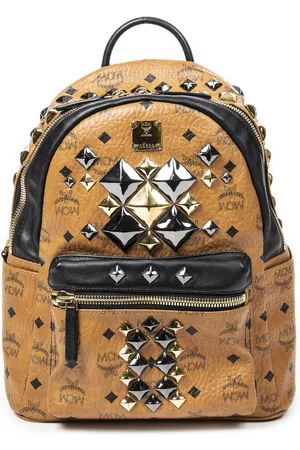 MCM Small Stark Front Studded Backpack Rugzak