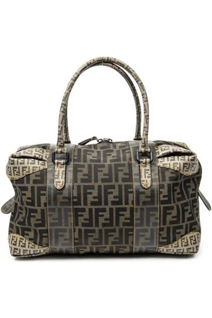Fendi Double Zip Bowler Schoudertas