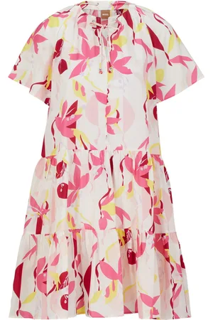 HUGO BOSS Damesjurk Darouna in Multi kleur
