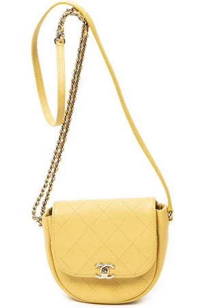 CHANEL Mini Halfmoon Flap Chain Bag Schoudertas