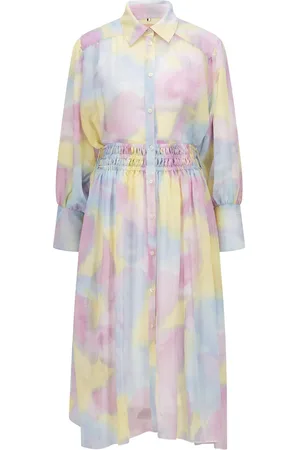 HUGO BOSS Dames Dileola Dress in Multi kleur