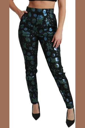 Dolce & Gabbana Skinny Broek Met Bloemenprint