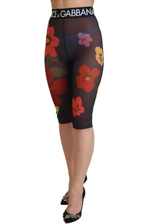 Dolce & Gabbana Legging Met Hoge Taille En Bloemenprint