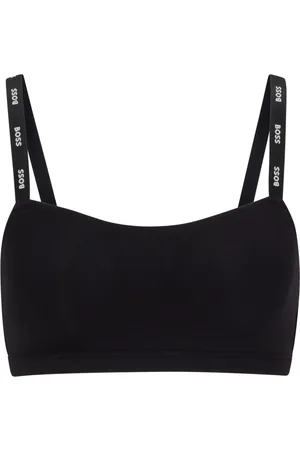 HUGO BOSS Dames Logo Straps Triangle Bra in