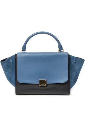 Céline Small Bicolor Trapeze Schoudertas