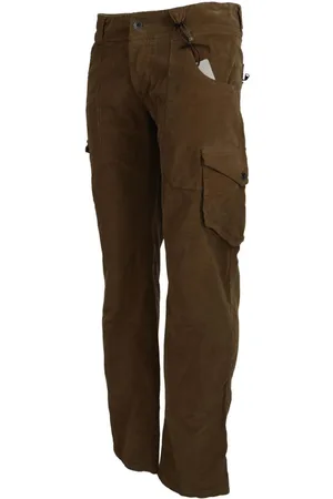 ERMANNO SCERVINO Bruine Corduroy Cargobroek Voor Dames