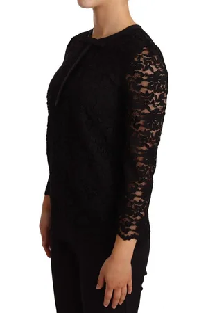 Dolce & Gabbana Gebloemde Kanten Blousetop