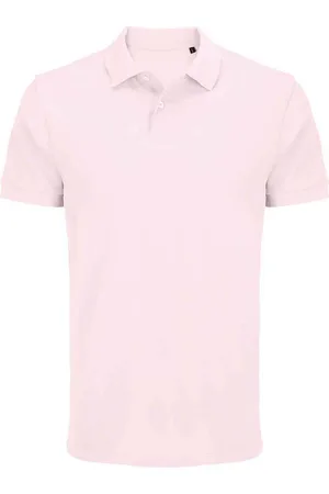 Sols Unisex Adult Pacific Piqué Tweelingnaaldssteek Poloshirt (Lichtroze)